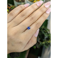 0.65 Ct. Blue Sapphire from Ceylon (Sri Lanka) Life Style
