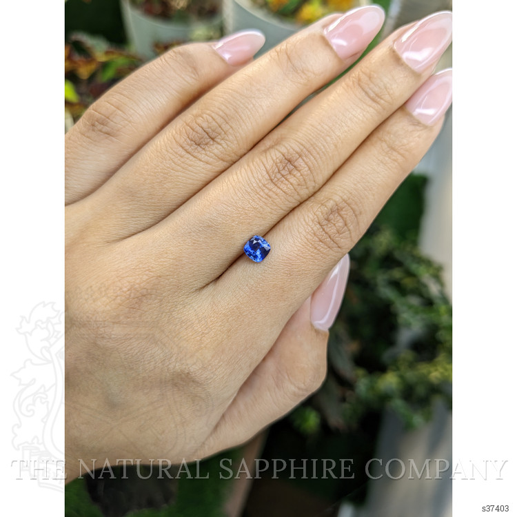 0.65 Ct. Blue Sapphire from Ceylon (Sri Lanka)