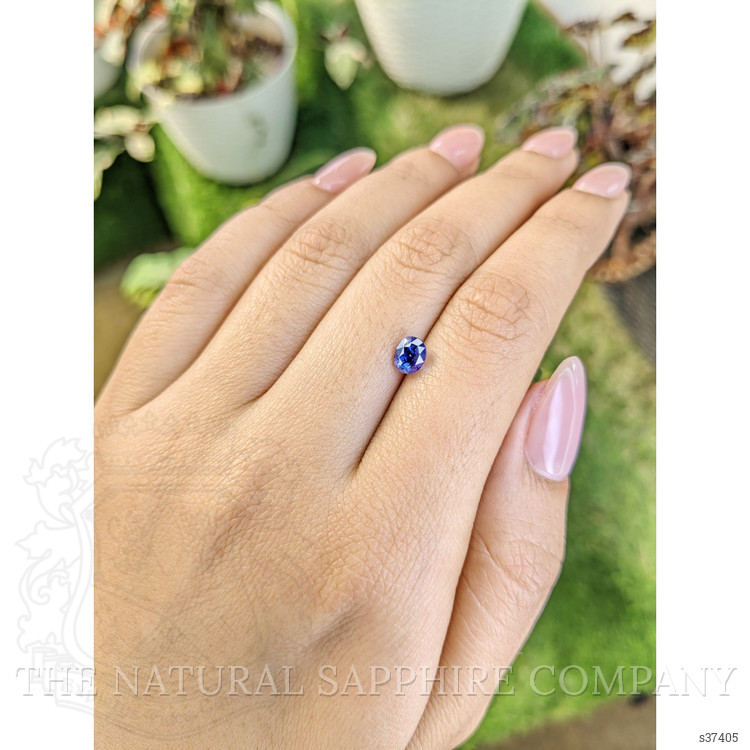 1.03 Ct. Blue Sapphire from Ceylon (Sri Lanka)