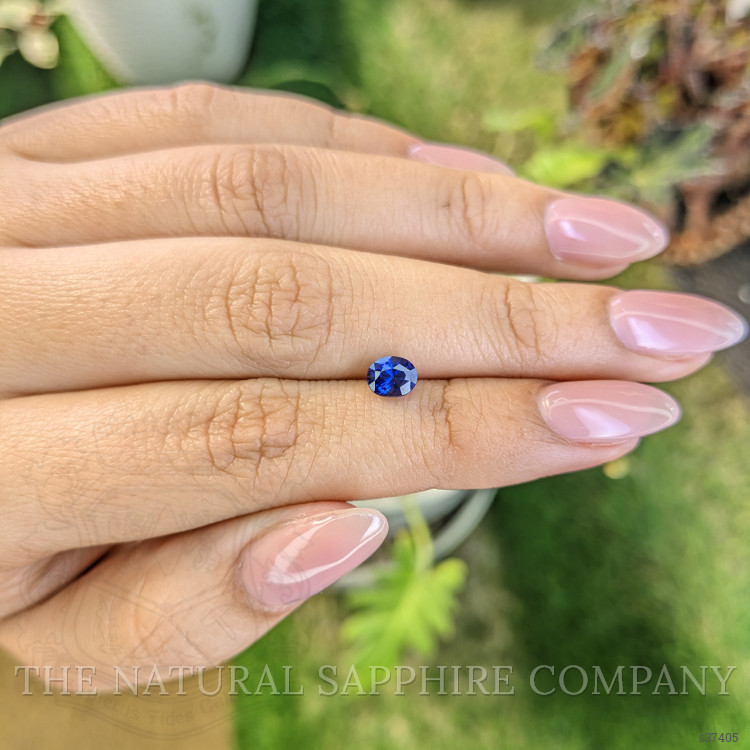 1.03 Ct. Blue Sapphire from Ceylon (Sri Lanka)