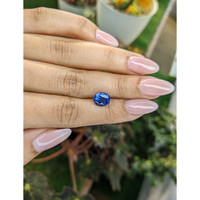 3.08 Ct. Blue Sapphire from Ceylon (Sri Lanka) Life Style