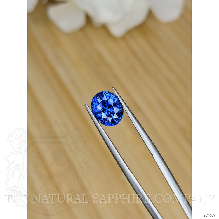 3.08 Ct. Blue Sapphire from Ceylon (Sri Lanka)