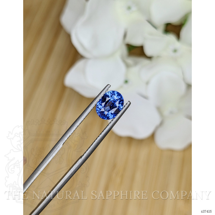 2.10 Ct. Blue Sapphire from Ceylon (Sri Lanka)