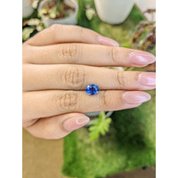 2.10 Ct. Blue Sapphire from Ceylon (Sri Lanka) Life Style