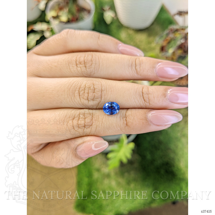 2.10 Ct. Blue Sapphire from Ceylon (Sri Lanka)