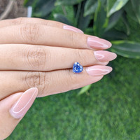 1.63 Ct. Blue Sapphire from Tanzania Life Style