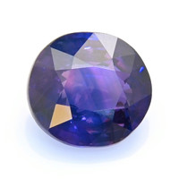 1.02 Ct. Purplish Blue Sapphire from Madagascar Video