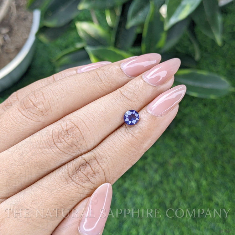 1.02 Ct. Purplish Blue Sapphire from Madagascar