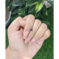 1.07 Ct. Bluish Purple Sapphire from Madagascar Life Style