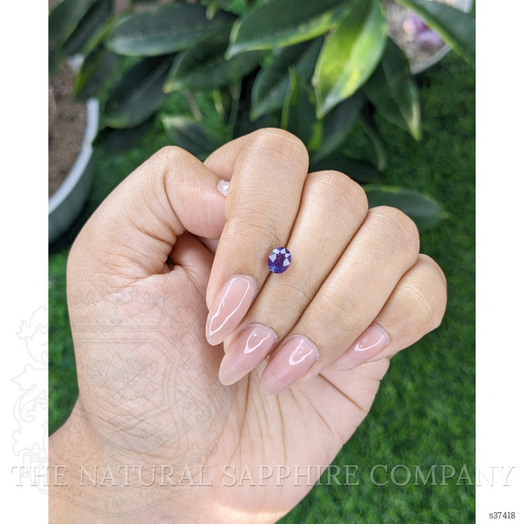 1.07 Ct. Bluish Purple Sapphire from Madagascar