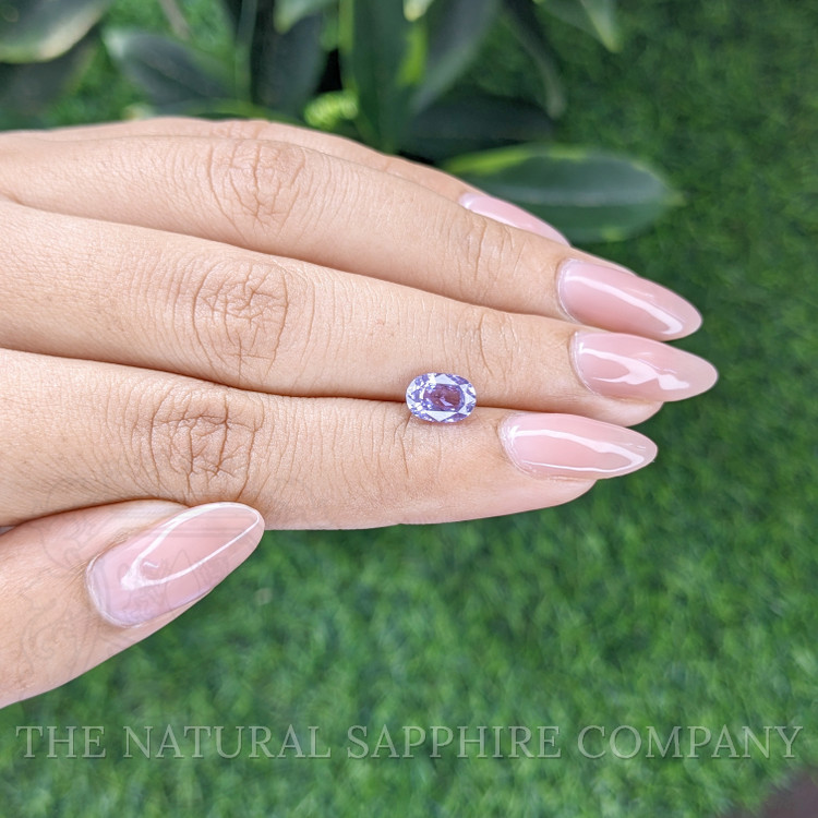 1.40 Ct. Bluish Purple Sapphire from Tanzania