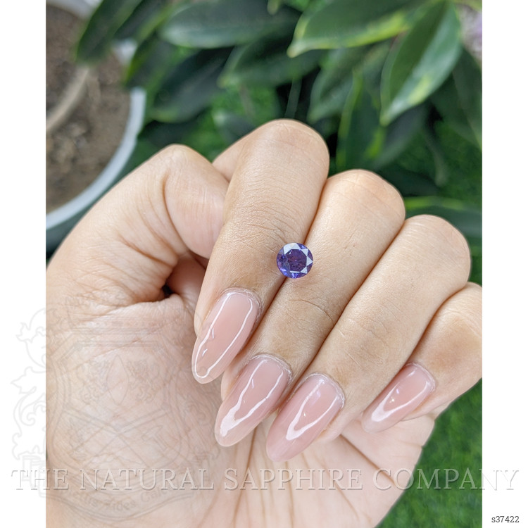 1.58 Ct. Purple Sapphire from Tanzania