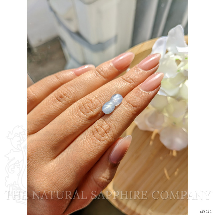 4.26 Ct. Greyish Blue Star Sapphire from Ceylon (Sri Lanka)