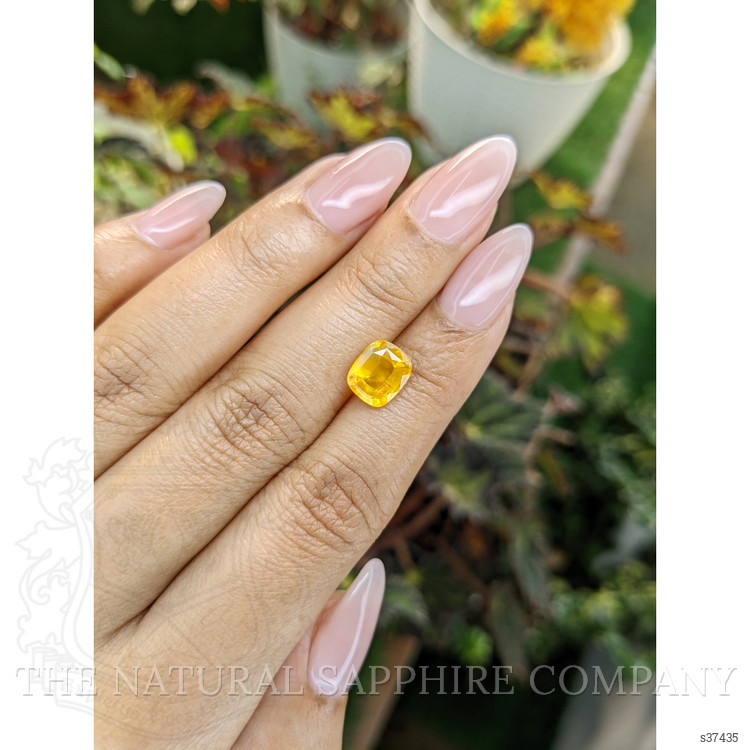 2.85 Ct. Yellow Sapphire from Ceylon (Sri Lanka)