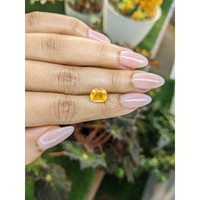 2.85 Ct. Yellow Sapphire from Ceylon (Sri Lanka) Life Style