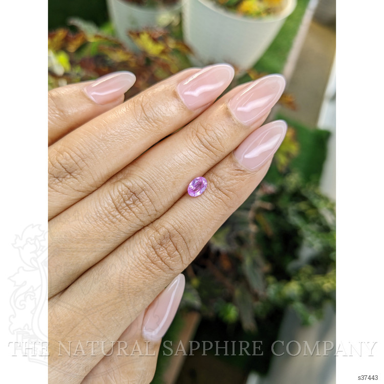 0.76 Ct. Pinkish Purple Sapphire from Ceylon (Sri Lanka)