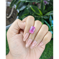 7.55 Ct. Pink Sapphire from Ceylon (Sri Lanka) Life Style