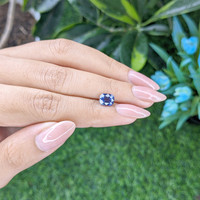 1.56 Ct. Color Change Sapphire from Madagascar Life Style