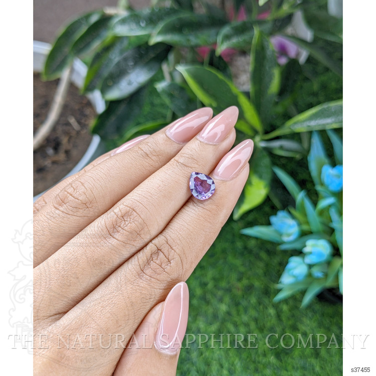 2.17 Ct. Violet Sapphire from Tanzania