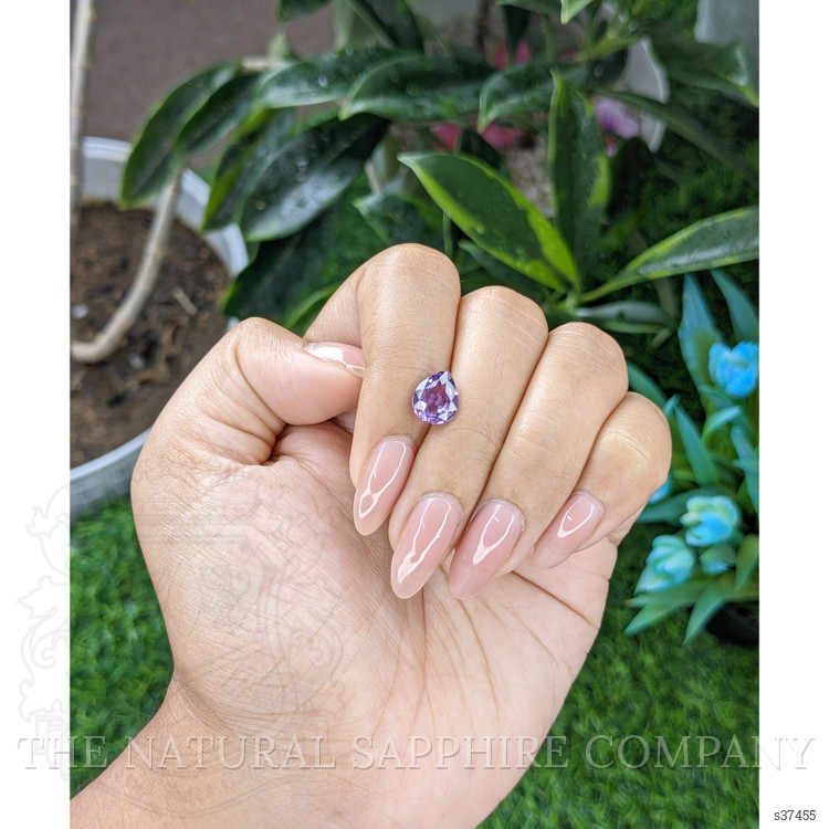 2.17 Ct. Violet Sapphire from Tanzania