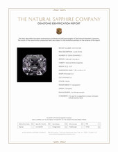 3.07 Ct. White Sapphire from Tanzania Scan Report