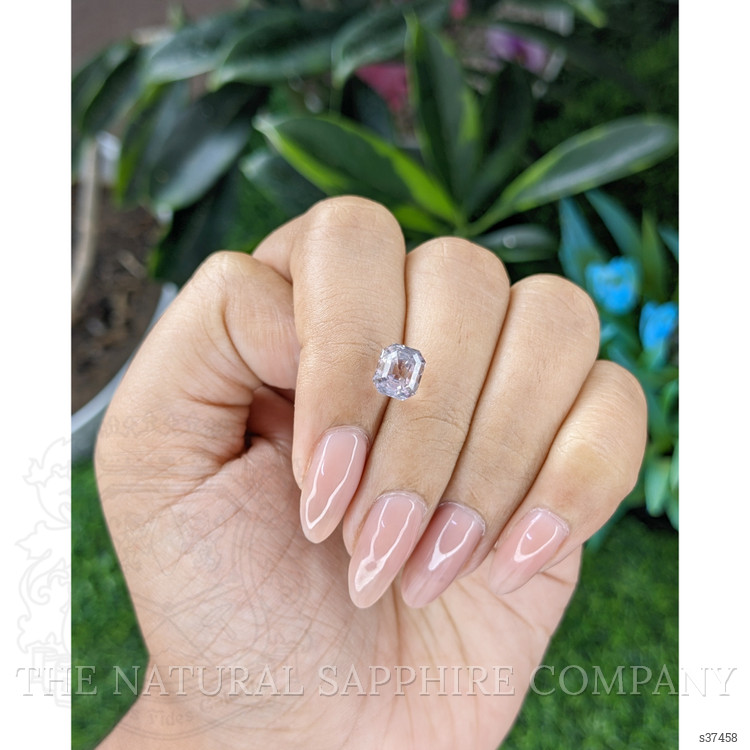 3.07 Ct. White Sapphire from Tanzania