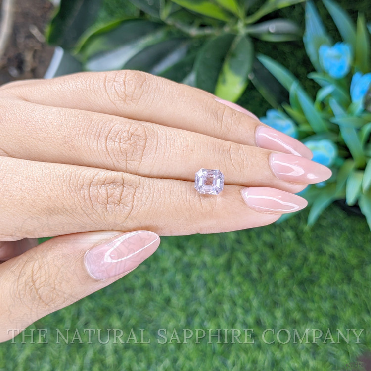 3.07 Ct. White Sapphire from Tanzania