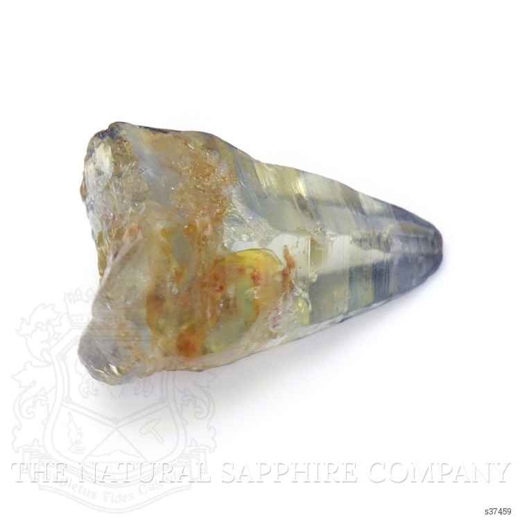 8.59 Ct. Bi Color Sapphire Crystal from Ceylon (Sri Lanka)