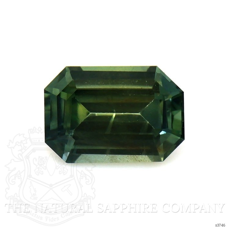 0.63 Ct. Bluish Green Sapphire from Ceylon (Sri Lanka)