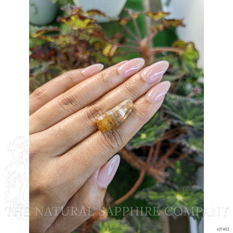 24.02 Ct. Brown Sapphire Crystal from Ceylon (Sri Lanka)