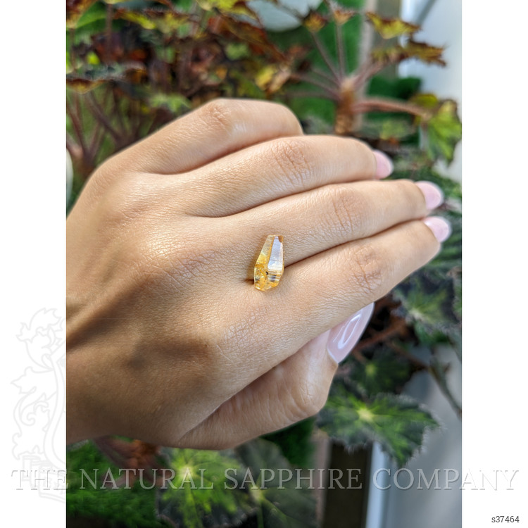 4.67 Ct. Yellow Sapphire Crystal from Ceylon (Sri Lanka)