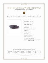 7.09 Ct. Purple Sapphire Crystal from Ceylon (Sri Lanka) Scan Report