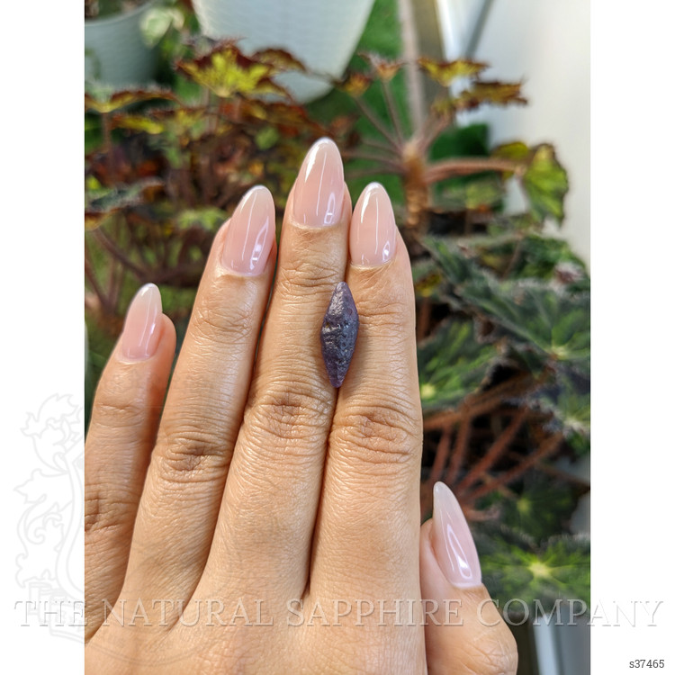 7.09 Ct. Purple Sapphire Crystal from Ceylon (Sri Lanka)