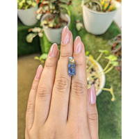 10.00 Ct. Blue Sapphire Crystal from Ceylon (Sri Lanka) Life Style