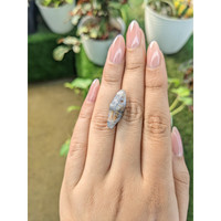 13.16 Ct. Blue Sapphire Crystal from Ceylon (Sri Lanka) Life Style