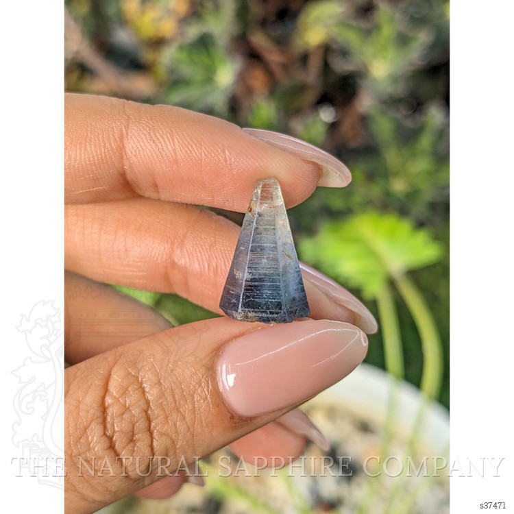 13.17 Ct. Blue Sapphire Crystal from Ceylon (Sri Lanka)