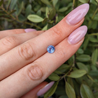 1.48 Ct. Violet Sapphire from Ceylon (Sri Lanka) Life Style