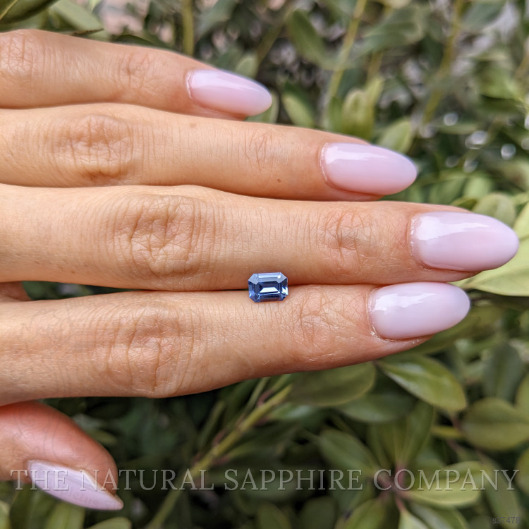 0.78 Ct. Blue Sapphire from Ceylon (Sri Lanka)
