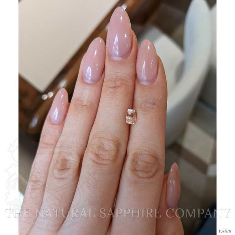 1.31 Ct. Peach Sapphire from Ceylon (Sri Lanka)