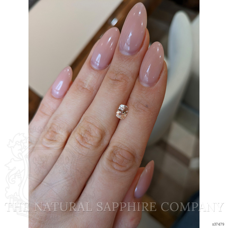 1.31 Ct. Peach Sapphire from Ceylon (Sri Lanka)