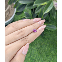 1.14 Ct. Purplish Pink Sapphire from Ceylon (Sri Lanka) Life Style