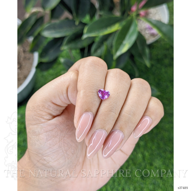 1.14 Ct. Purplish Pink Sapphire from Ceylon (Sri Lanka)