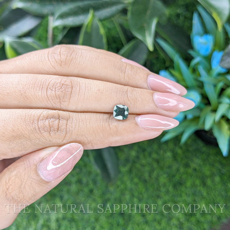 1.42 Ct. Bluish Green Sapphire from Madagascar