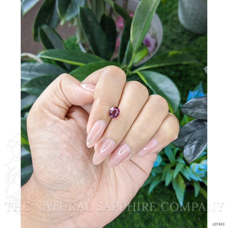 1.58 Ct. Purplish Pink Sapphire from Ceylon (Sri Lanka)