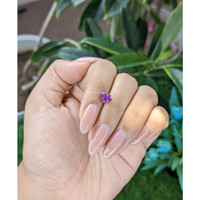 1.32 Ct. Purplish Pink Sapphire from Ceylon (Sri Lanka) Life Style