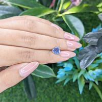 1.55 Ct. Blue Sapphire from Ceylon (Sri Lanka) Life Style