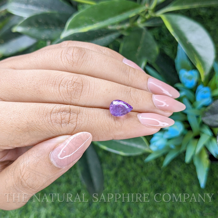 4.53 Ct. Pinkish Purple Sapphire from Ceylon (Sri Lanka)