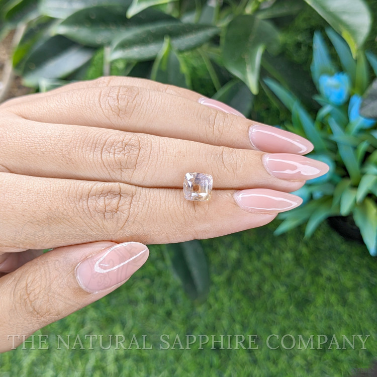 3.56 Ct. Peach Sapphire from Ceylon (Sri Lanka)