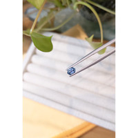 0.49 Ct. Greyish Blue Sapphire from Montana Life Style