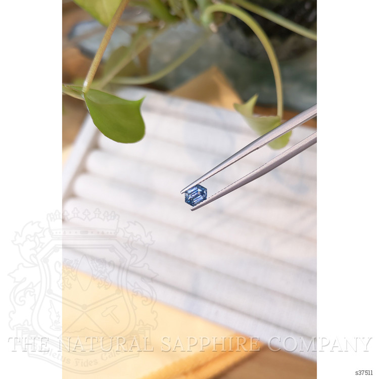 0.49 Ct. Greyish Blue Sapphire from Montana